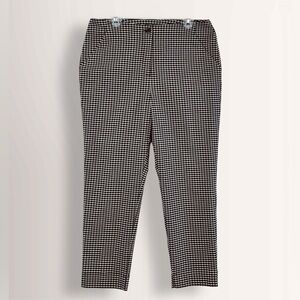 Worthington Women’s Black Plaid Slim Ankle Pants / Size 14